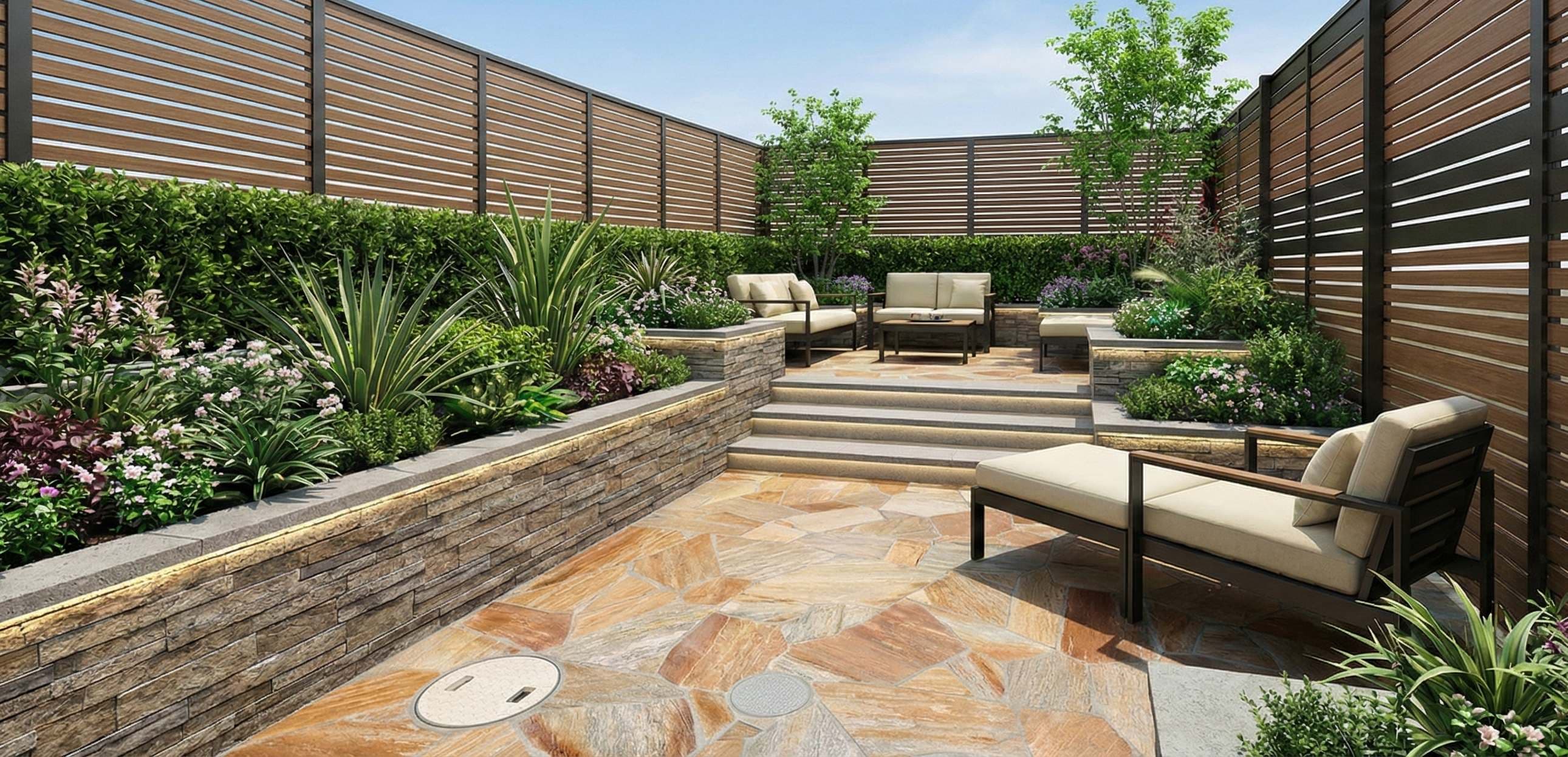 乱形石が描く上質な余白